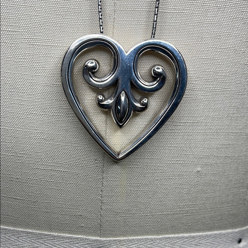 Brighton Silver Heart Pendant Necklace